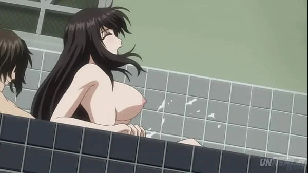 Step Sister and Step Brother Fucking in the Bathtub - Hentai Uncensored [Subtitled]